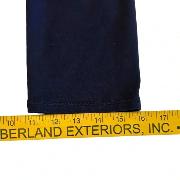 Fabletics Capri Leggings Women Sm Blue Green Fold-over High Waist Yoga Athletic. - Picture 9 of 11